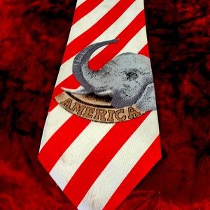 Republican GOP patriot necktie, 1970s